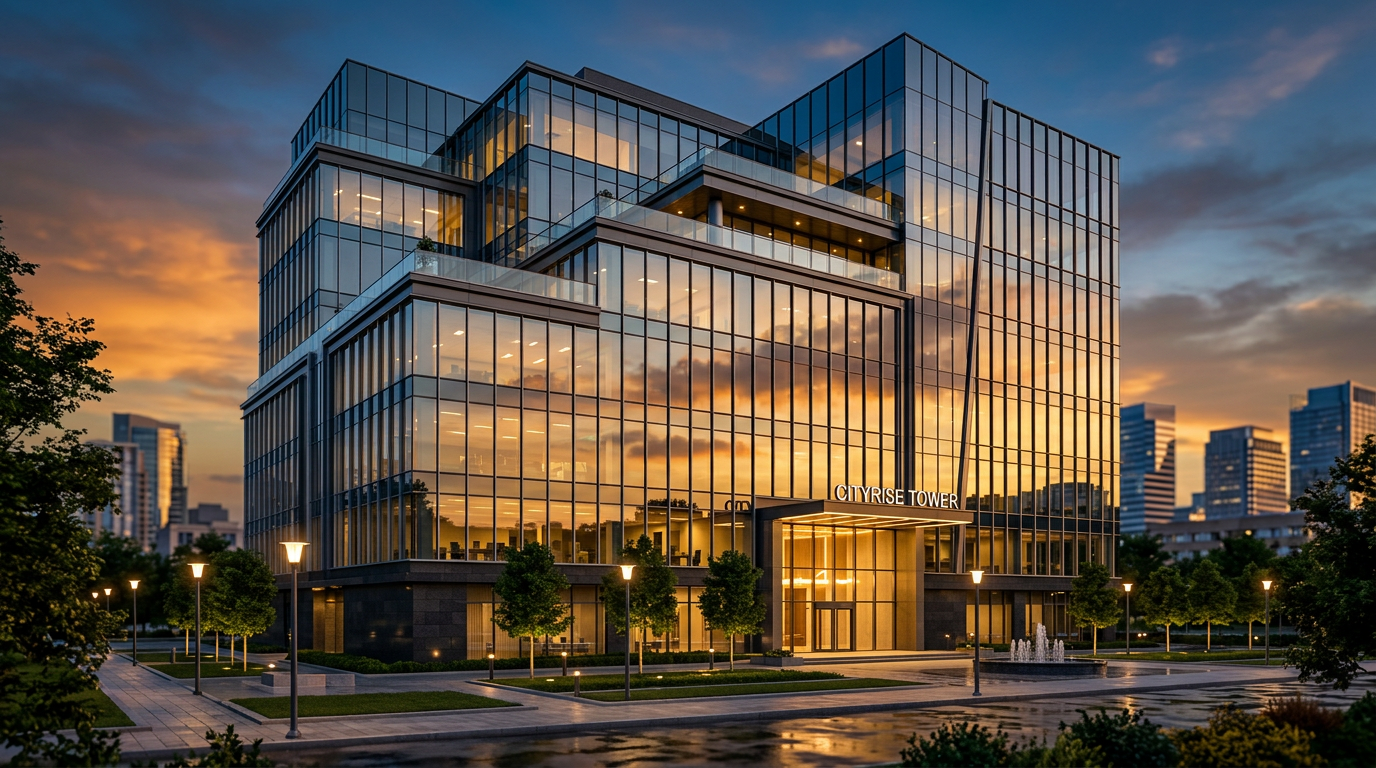 A modern commercial building